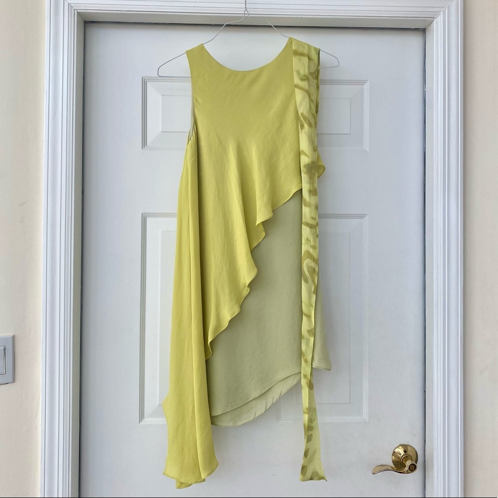 Halston Light Green Dress